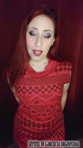 I try on costumes in front of my stepbrother and put my dick hard on him!!