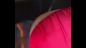 Fucking with Jenny&rsquo_s red pantie