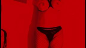 Tied up sex slave used hard: whipped &mdash;  hot wax on tits and hard blowjob for master
