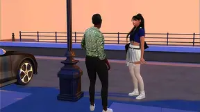 Curvy Hentai Babe Inflates with Pleasure After Deep Throat Blowjob Orgy