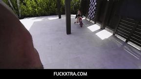 FuckXtra  -  Petite Latina Teen Stepsister Emily Mayers Into Fucking Stepbrother