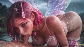 the fairy was summoned to fulfill a wish and fuck in the mouth.[ai]