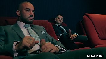 LUKAS DAKEN RIDES BRUNO MAX&rsquo_S HARD COCK IN A SEX CINEMA