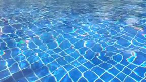 TanBoy Naked Swim in Public Pool and Ejucalate -