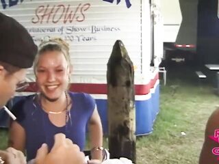 Redneck Bitches Getting Bare in Campground p1