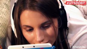 LETSDOEIT - Nerdy Teen Girl Stella Flex Has Hot Sex With Her Roommate