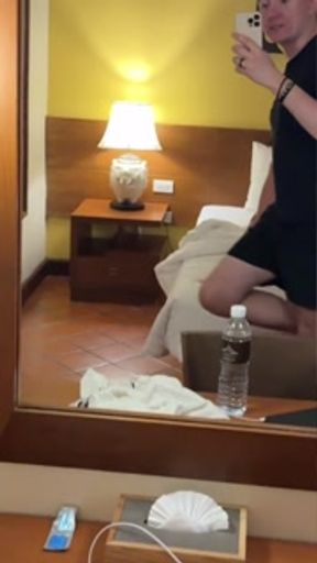 Home video in a hotel with Diana Shurygina (preparation for filming the first)