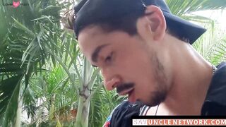 SayUncleNetwork.com - Tattooed jock Octavio's deep drilling by Ragel's massive dick