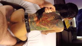 ”Big fake tits Asian tranny teen is a sexy ladyboy who likes fetish ass fucking”