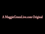 Maggie Plays With Hitach While Giving BJ!