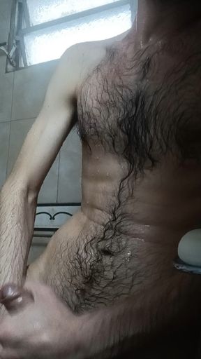 in the shower