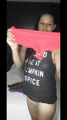 Indian girl in new lingerie