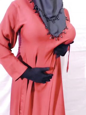 Indian beautiful hijabi muslim couple thirsty for fuck