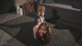 I'm Bratty Patty! I was Punished - Hogtie and Cleave Gag | UHD