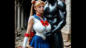Sailor moon subdued the bad guys 0 (AI-generated) (No live-action) (NSFW)