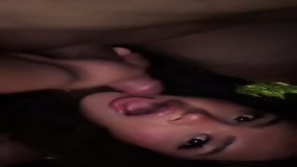 Sexy Mexican tranny blowjob