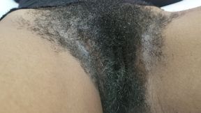 Newest Close Up Beautiful Hairy Pussy Lips