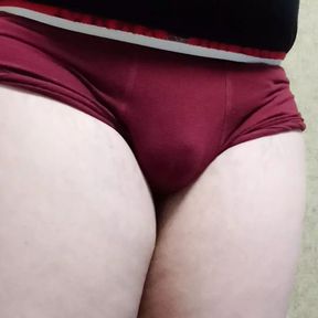 Sissy femboy in panties