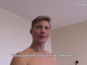 CZECH HUNTER 391 -  Buff Jock Sucks Dick And Takes It Raw To Pay His College Loan