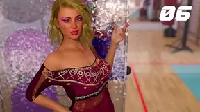 Hot Busty Blonde Gives Tours With Giant Tits & Curvy Body In Anime Game