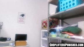 Megan′s big breasts and security guard allure