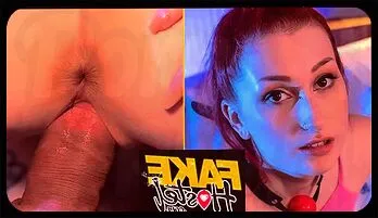 Fake Hostel: Fiery Redhead Gigi Rouge Submits to Hardcore Fantasy