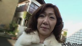 Picked up a mature Japanese woman on Osaka's streets