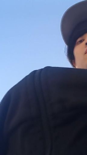 Freeballing public twink walks outdoors commando no underwear beneath black Adidas tracksuit Campus sneakers while out&hellip;   Clip 1