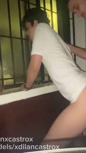 CRUISING MY YOUNG GAY NEIGHBOR IS WAITING FOR ME AT HIS HOUSE NAKED TO FUCK HIM HARD AND CUM INSIDE HIS ASS   Clip 1