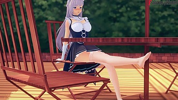 Belfast invites me to lunch - RED - Azurlane - Watch Full Movie and POV version on Sheer & PTRN: Fantasyking3