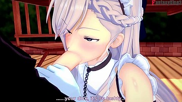 Belfast invites me to lunch - RED - Azurlane - Watch Full Movie and POV version on Sheer & PTRN: Fantasyking3