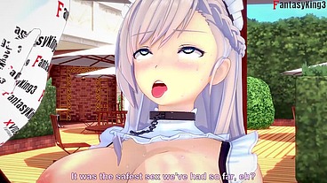 Belfast invites me to lunch - RED - Azurlane - Watch Full Movie and POV version on Sheer & PTRN: Fantasyking3
