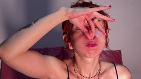 would you put your hand over my nose and mouth?