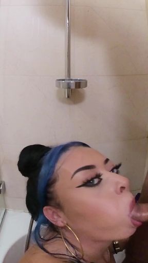 Sex in the Shower with One Beautiful Woman
