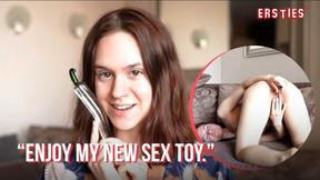 ”Ersties - Hot Hot Girl Anca Shoots Her First Solo Masturbation Video”