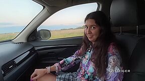 Cute Hitchhiker Agreed To Suck And Fuck - Russian