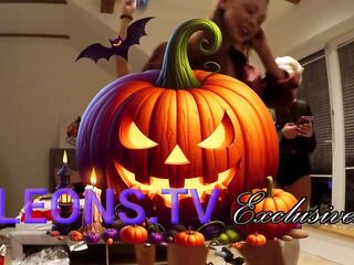 Super Sexy Halloween Sluts throw a Party at Home on a Hawt Lingerie Try on Haul Day with a lot of Panties and Thongs