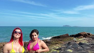 strip tease na trilha