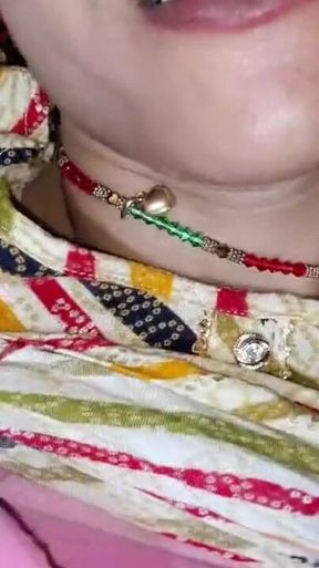 Captivating moment from &quot;Indian hot Bhabhi took brother-in-law&#039;s dick on the pretext of pressing his waist and then started&quot;