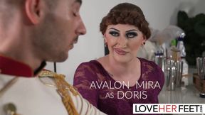 Princess Avalon Mira Rides Dick Of Feet Fetish Prince