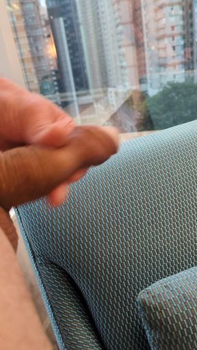 Hotel widow jerking in Hong Kong