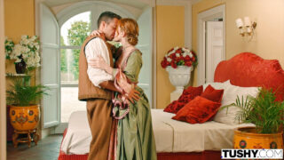 Redhead small tits Jia Lissa anal fucked by Alberto Blanco