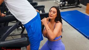 Gym sex with a voluptuous, gorgeous, delicious Latina
