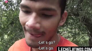 LecheLatinos.com - Straight Latino's doggy-style POV fuck and facial for money