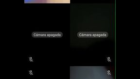 Peruana se muestra en videollamada
