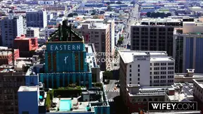 Fit Hotwife Serenity Cox Gets Huge Creampie in Threesome