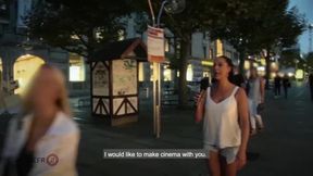HITZEFREI Big tit redhead fucked by stranger