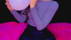 Your Empress blows and sits to pop her inflated slaves