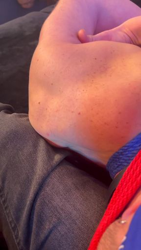 Tied up and Teased: an Intense Bondage Scene with Ropes, Hooks, Spanking, Tickling, and More