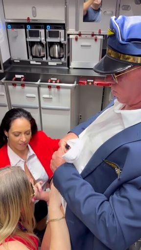 Fucking the captain on the back of a plane